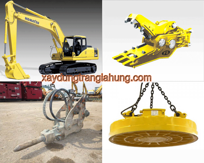 Bộ dụng cụ đầy đủ để thi công phá dỡ nhà