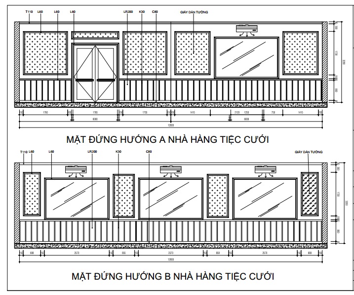 bản vẽ thiết kế thi công phào chỉ pu