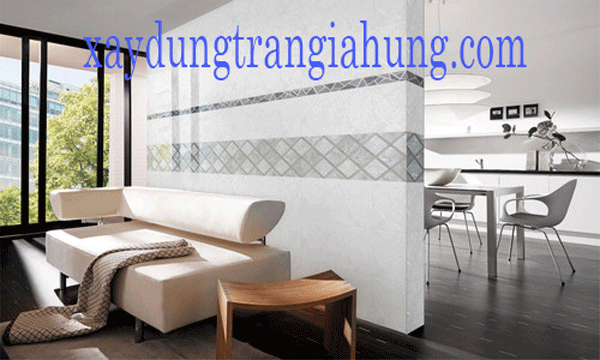 Gạch ốp tường phòng khách