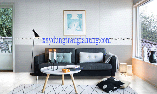 Gạch ốp tường phòng khách