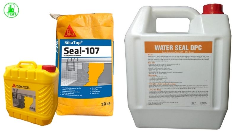 chống thấm sân thượng bằng sikatop seal 107 và water seal dpc